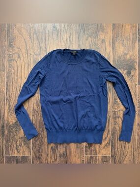 J. Crew XS Blue Lightweight Crewneck Sweater